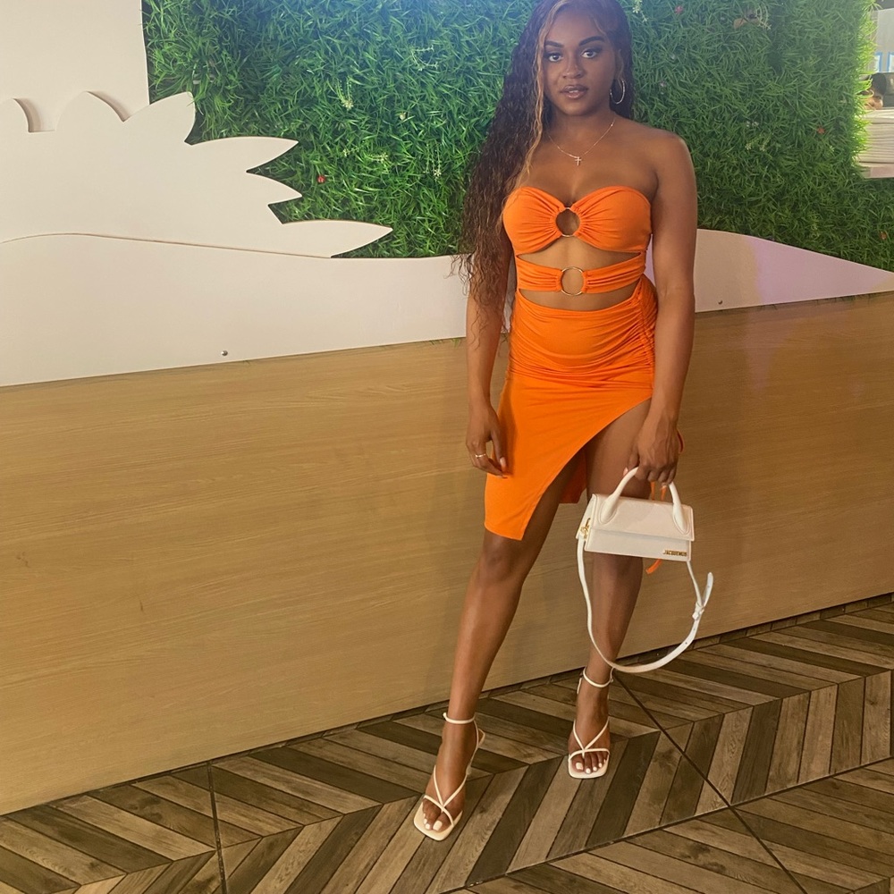 Shein Orange Dress